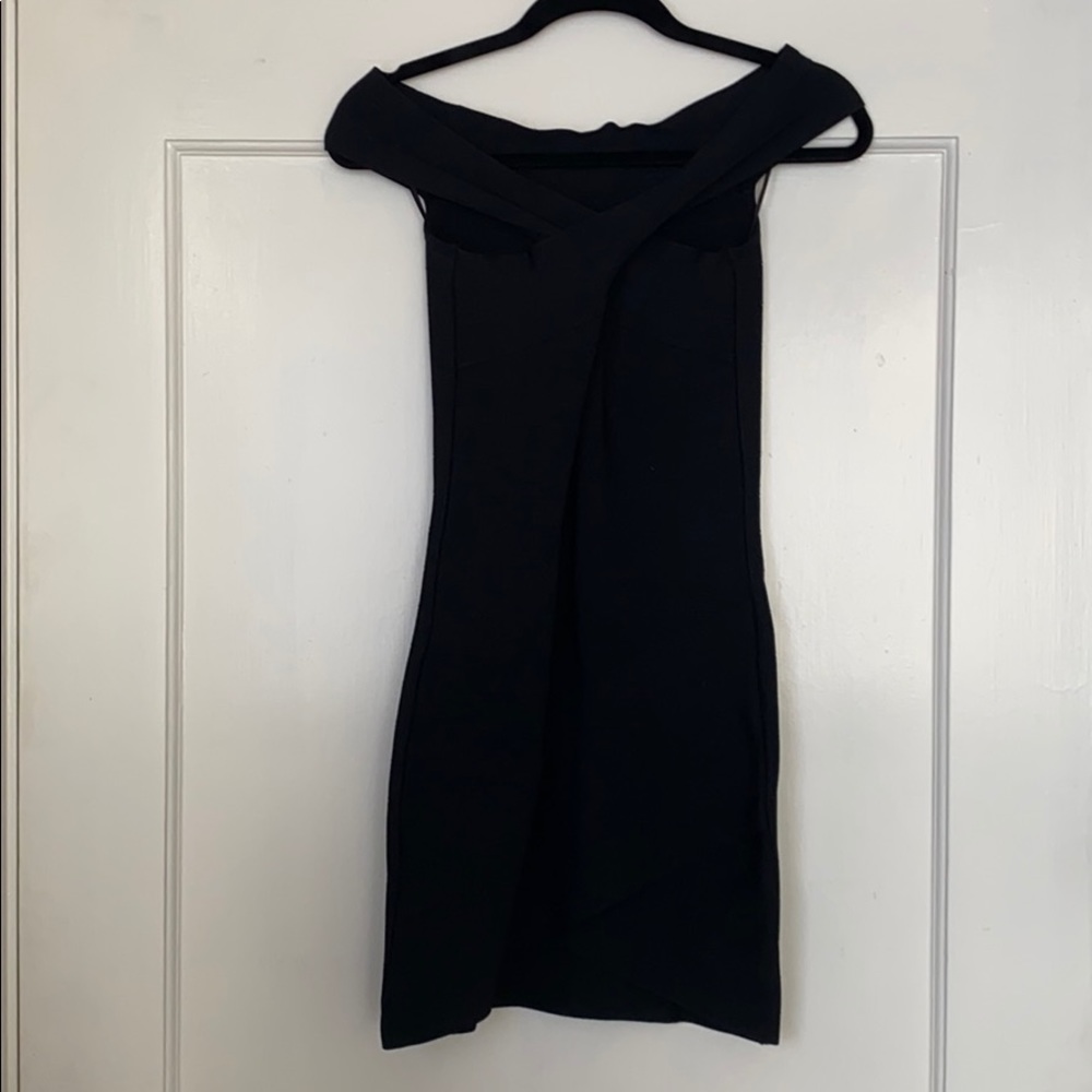 Black bandage guess dress